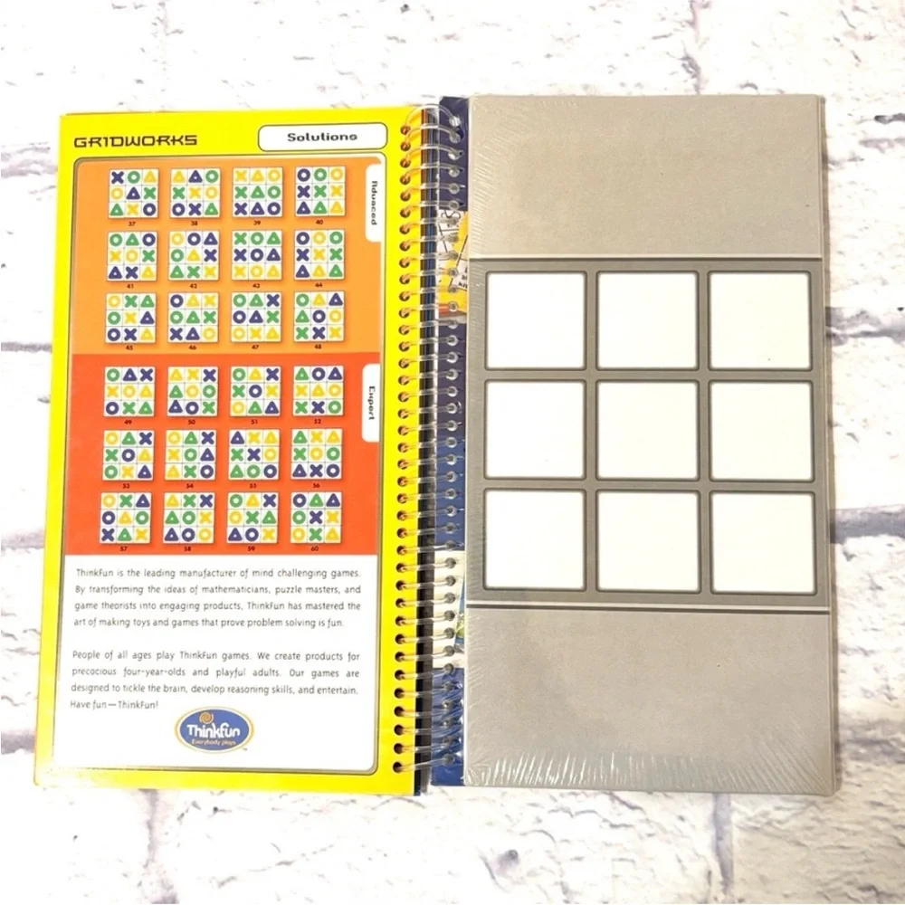 Grid Works by ThinkFun The Fun Game of Logical Deduction Puzzle Game New Sealed